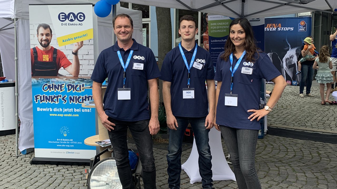 D-I-E Elektro AG: Zahlreiche Besucher und interessante Gespräche beim Jenaer Jobwalk